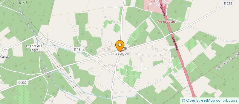 localisation de l'entreprise ANTOINE ELIE IMMOBILIERE  SAINT-CHRISTOLY-DE-BLAYE