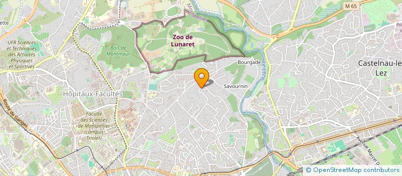 localisation de l'entreprise ANTOINE ET P.O. à MONTPELLIER