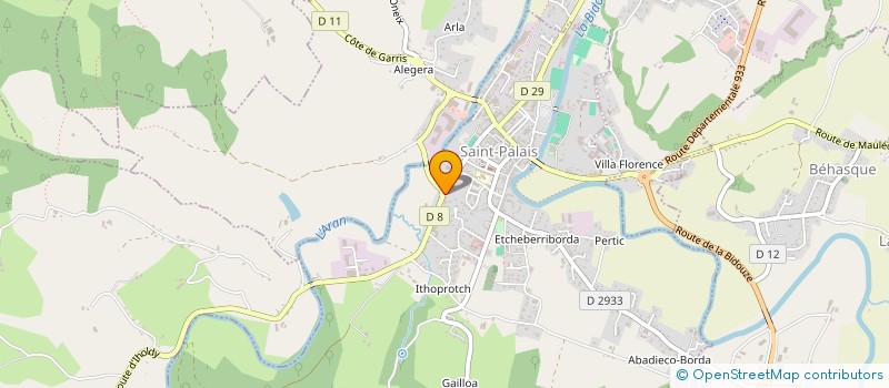 localisation de l'entreprise ANTOINE GARICOITZ CONSULTING  SAINT-PALAIS