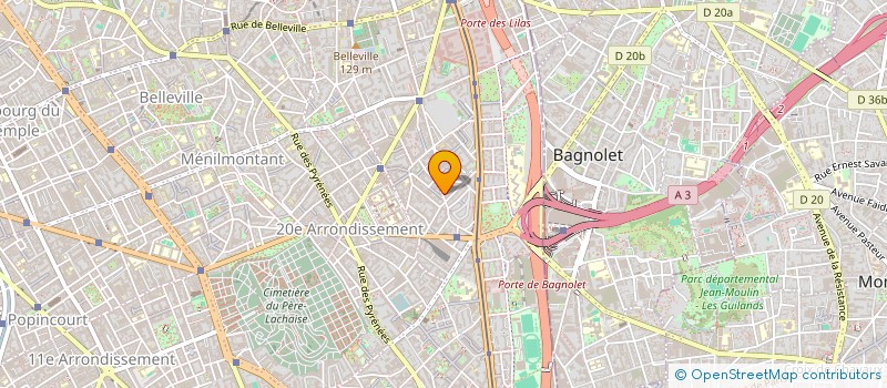 localisation de l'entreprise ANTOINE GAUQUELIN SAS  PARIS