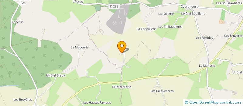 localisation de l'entreprise ANTOINE GERVAIS à PERCHE EN NOCE