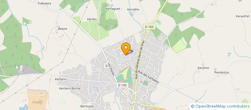 localisation de l'entreprise ANTOINE GUILLAUME RENOVATION & DEPANNAGE  SURZUR