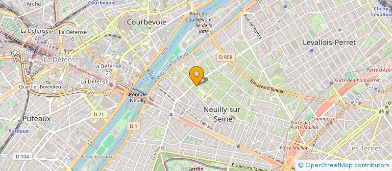 localisation de l'entreprise ANTOINE HAYEM ET CIE à NEUILLY-SUR-SEINE
