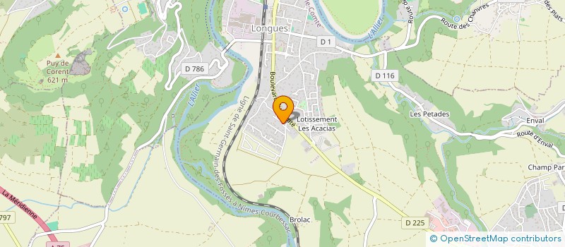 localisation de l'entreprise ANTOINE KINESIOLOGUE  VIC-LE-COMTE