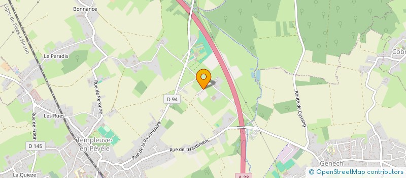 localisation de l'entreprise ANTOINE LANDRE ARCHITECTE  TEMPLEUVE-EN-PEVELE