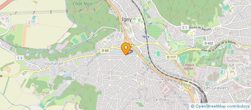 localisation de l'entreprise ANTOINE LENDREVIE SERVICES à IGNY
