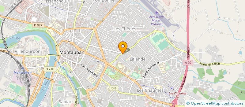 localisation de l'entreprise ANTOINE MARION  MONTAUBAN