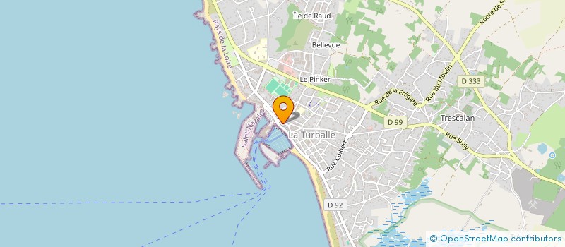 localisation de l'entreprise ANTOINE MJLC  LA TURBALLE