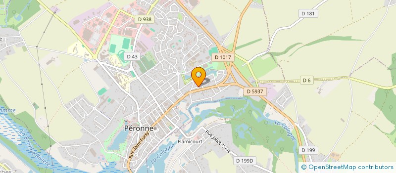 localisation de l'entreprise ANTOINE PIERRON-ESPACES VERTS à ALBERT