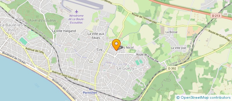 localisation de l'entreprise ANTOINE PLOMBERIE  LA BAULE-ESCOUBLAC