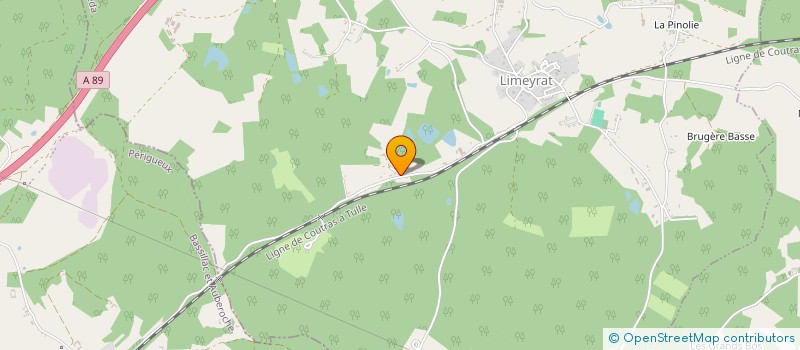 localisation de l'entreprise ANTOINE PUYBARAUD SERVICES  LIMEYRAT