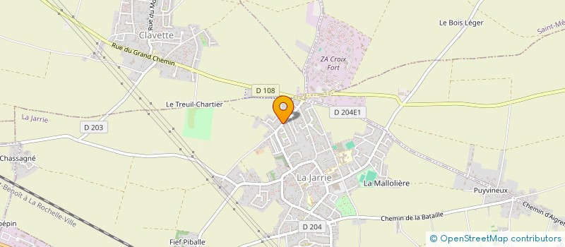 localisation de l'entreprise ANTOINE QUINCE  LA JARRIE