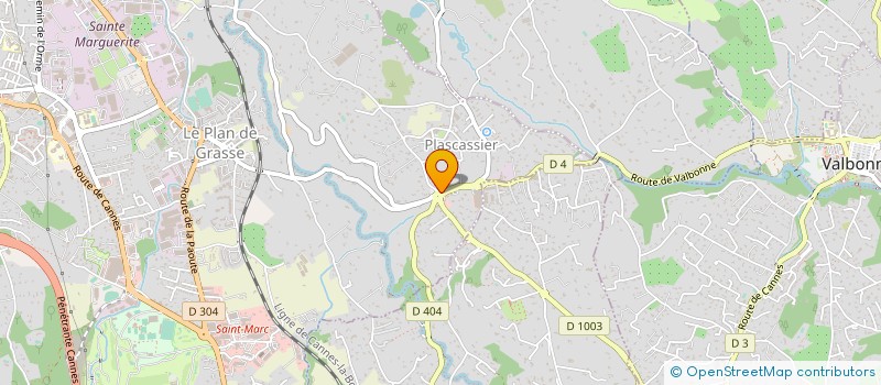 localisation de l'entreprise ANTOINE QUINTANE  GRASSE