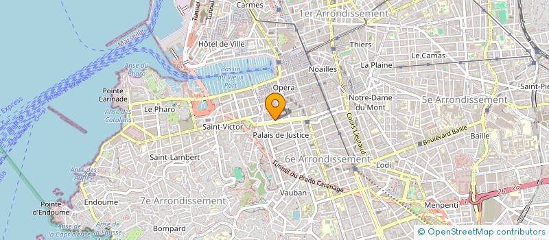 localisation de l'entreprise ANTOINE REVEL SARL à MARSEILLE