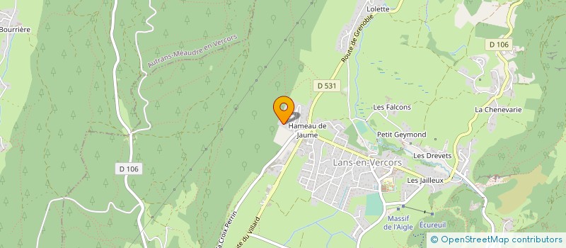 localisation de l'entreprise ANTOINE RULLIER  ORGON