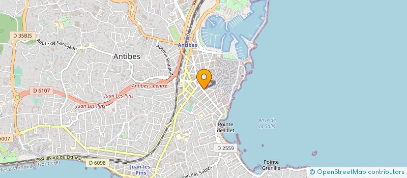 localisation de l'entreprise ANTOINE SACERDOTI à ANTIBES
