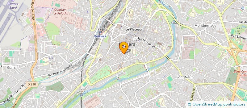 localisation de l'entreprise ANTOINE SAUVIGNON  MIGNALOUX-BEAUVOIR