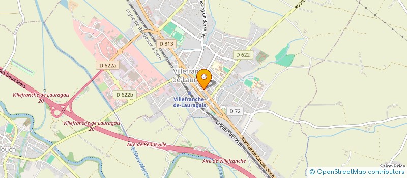 localisation de l'entreprise ANTOINE TRAITEUR à VILLEFRANCHE-DE-LAURAGAIS