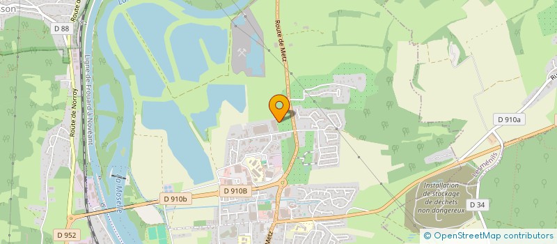 localisation de l'entreprise ANTOINE VALPIMA  PONT A MOUSSON