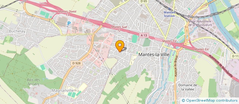 localisation de l'entreprise ANTOINETTE  MANTES-LA-VILLE