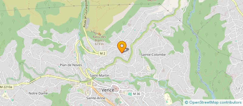 localisation de l'entreprise ANTOINETTE  VENCE