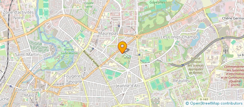 localisation de l'entreprise ANTOINETTE  RENNES