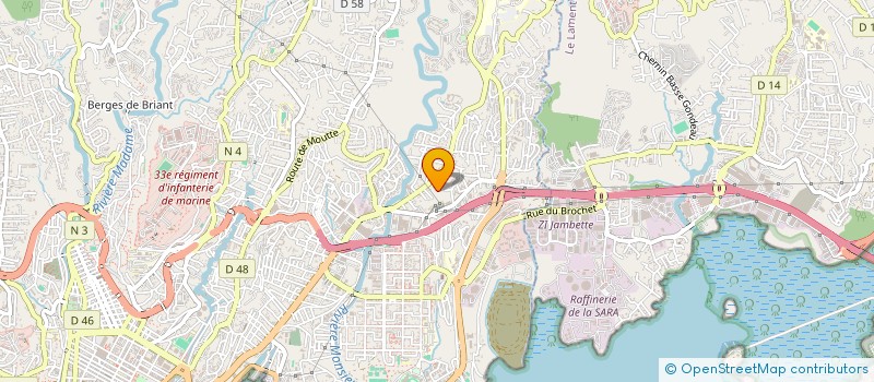 localisation de l'entreprise ANTOINETTE TAXI  FORT-DE-FRANCE