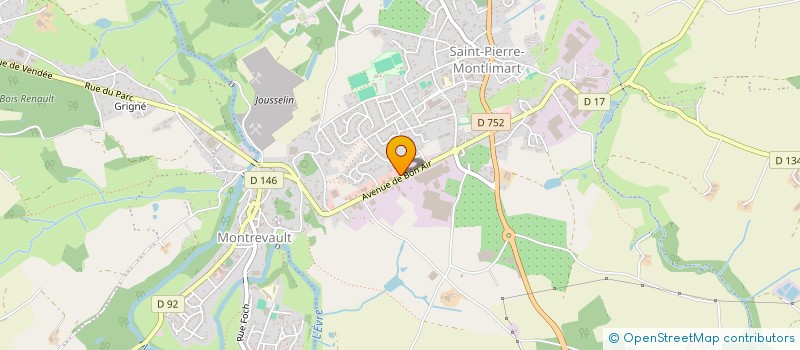 localisation de l'entreprise ANTOJULI à MONTREVAULT-SUR-EVRE