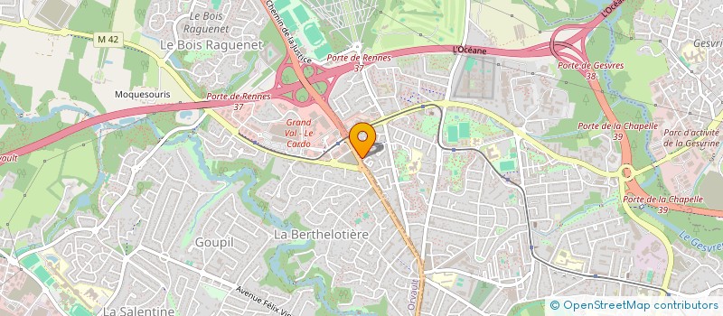 localisation de l'entreprise ANTOL à NANTES