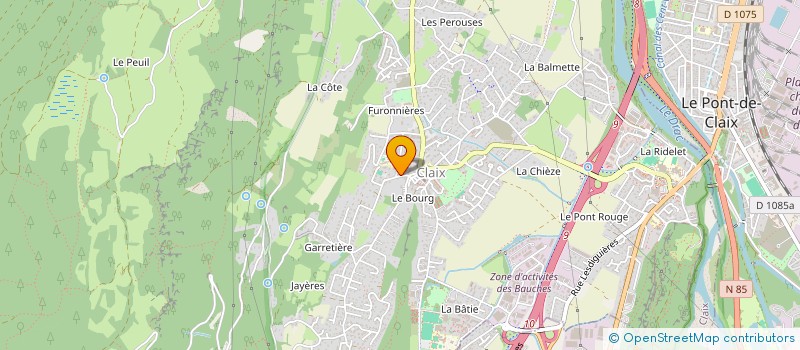 localisation de l'entreprise ANTOLUCA  CLAIX