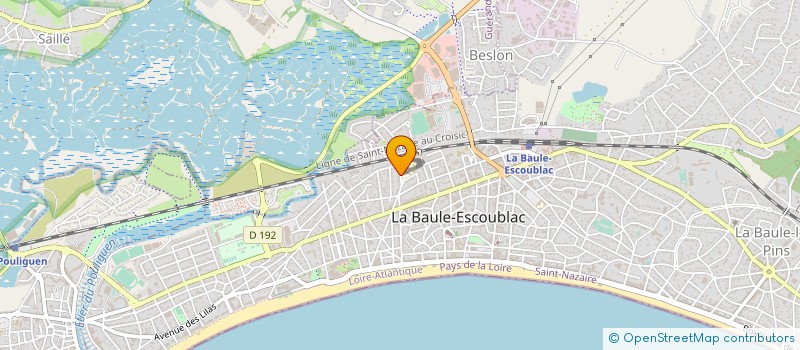localisation de l'entreprise ANTOM à LA BAULE-ESCOUBLAC