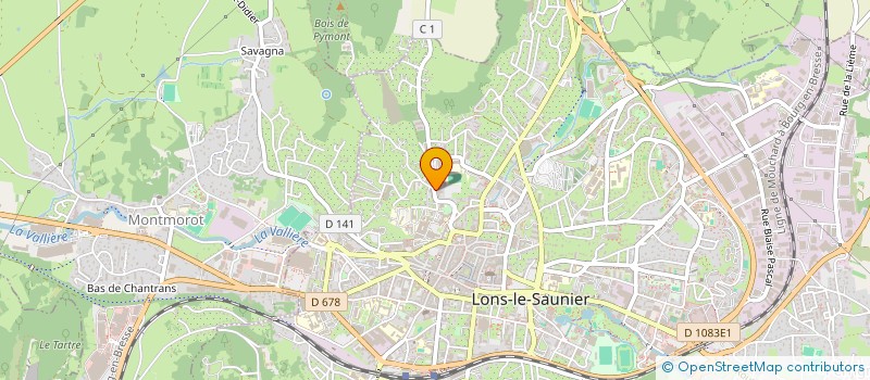 localisation de l'entreprise ANTOMAT  LONS-LE-SAUNIER