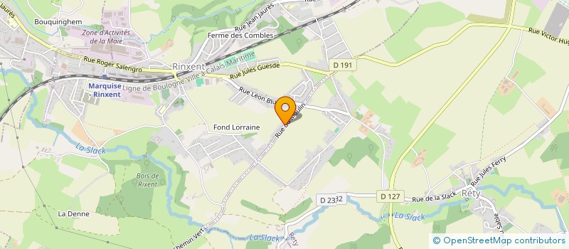 localisation de l'entreprise ANTOMAXE  RINXENT