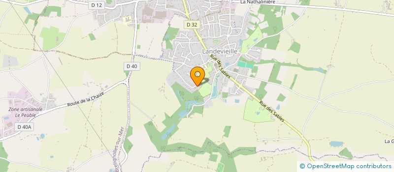 localisation de l'entreprise ANTON à LANDEVIEILLE