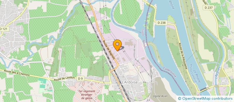 localisation de l'entreprise ANTON à LAUDUN-L'ARDOISE