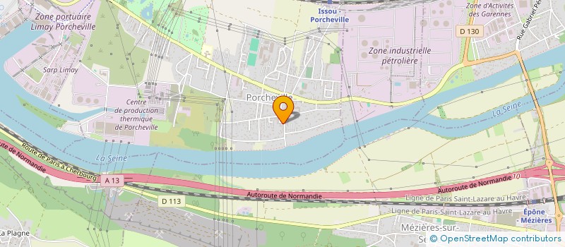 localisation de l'entreprise ANTON'BAT  PORCHEVILLE