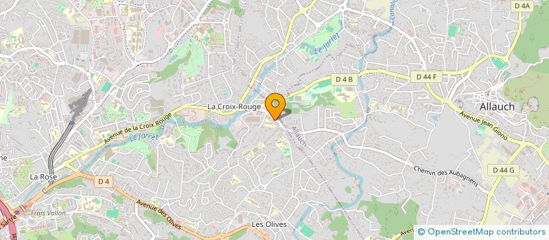 localisation de l'entreprise ANTON CASTOR MERCIER RICHAUD  MARSEILLE