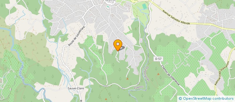 localisation de l'entreprise ANTON FRERES  FLAYOSC