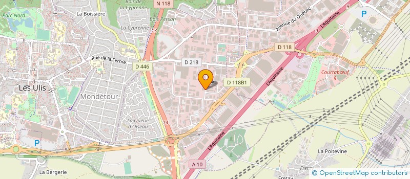 localisation de l'entreprise ANTON PAAR FRANCE à LES ULIS