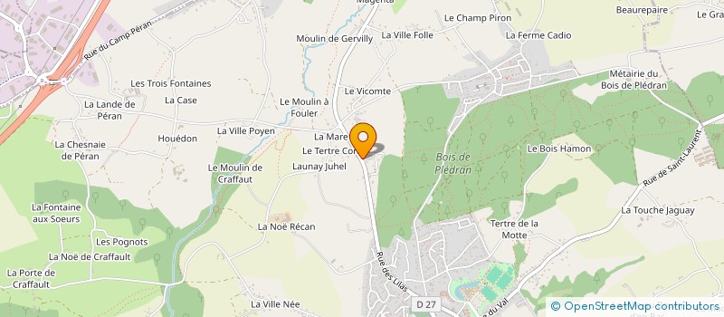 localisation de l'entreprise ANTONA  PLEDRAN