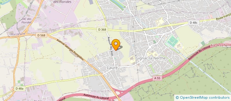 localisation de l'entreprise ANTONA IMMOBILIER à GIGNAC-LA-NERTHE