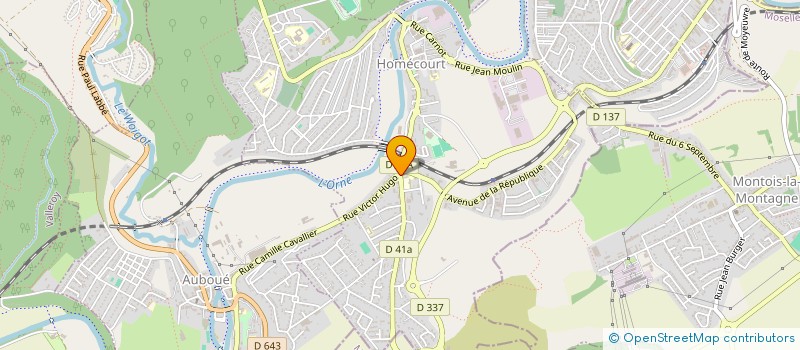 localisation de l'entreprise ANTONACCIO  HOMECOURT