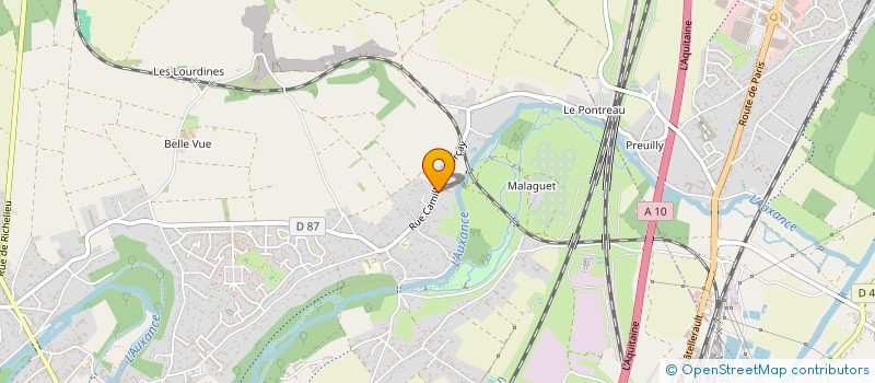 localisation de l'entreprise ANTONCIC IMMO FINANCIERE  MIGNE-AUXANCES