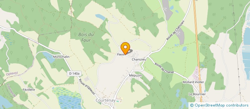 localisation de l'entreprise ANTONELLI IMMO à COURTENAY
