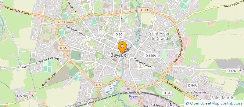 localisation de l'entreprise ANTONELLI VINCENT  BAYEUX