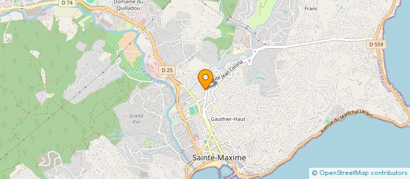 localisation de l'entreprise ANTONENA à SAINTE-MAXIME