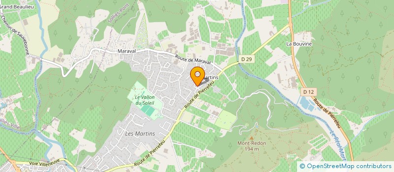 localisation de l'entreprise ANTONI  LA CRAU