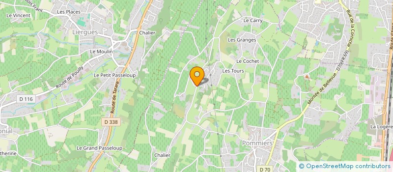localisation de l'entreprise ANTONIA à POMMIERS
