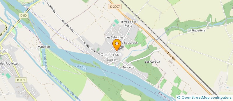 localisation de l'entreprise ANTONIA MACHADO à OUSSON-SUR-LOIRE
