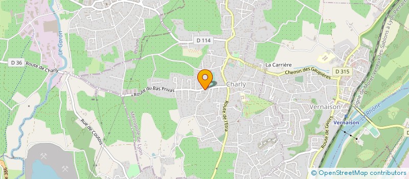 localisation de l'entreprise ANTONIALI PERE & FILS  CHARLY